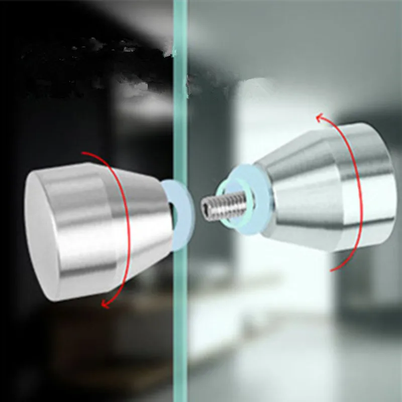 Door Handles Cabinet Handles Shower Handles Aluminum Alloy Bathroom Shower Cabinet Glass Handle
