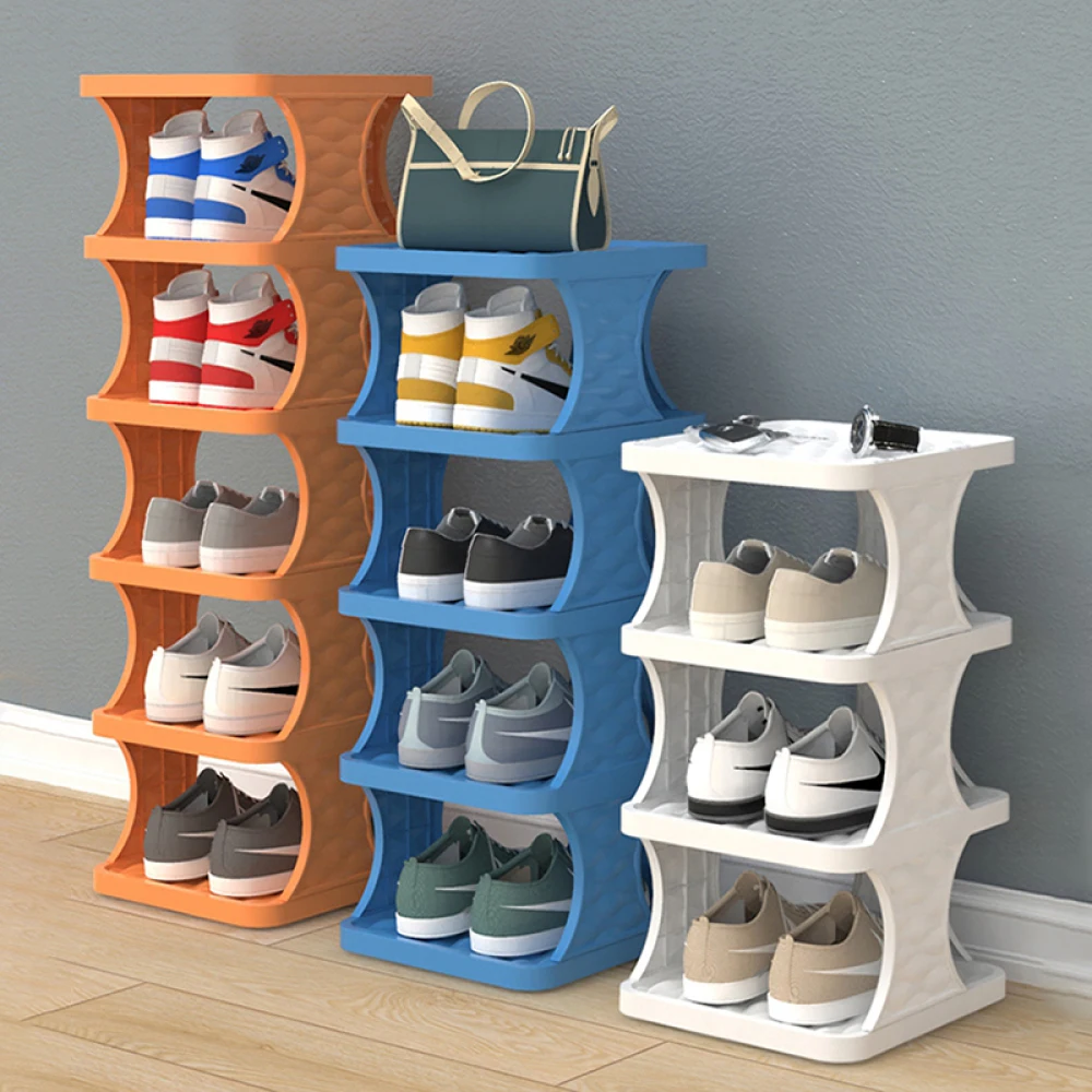 Multi Layer Simple Shoes Shelf Storage Organizer Color Cabinet Shoes Racks Household Rack Detachable Shoe Racks For Bedroom 2