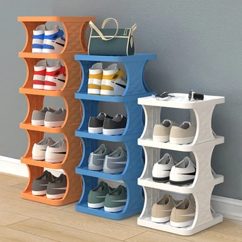 Multi Layer Simple Shoes Shelf Storage Organizer Color Cabinet Shoes Racks Household Rack Detachable Shoe Racks For Bedroom 2