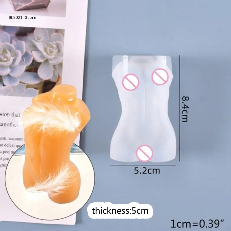 

3D мужское женское тело, форма для литья свечей, УФ-кристаллическая форма для эпоксидной смолы