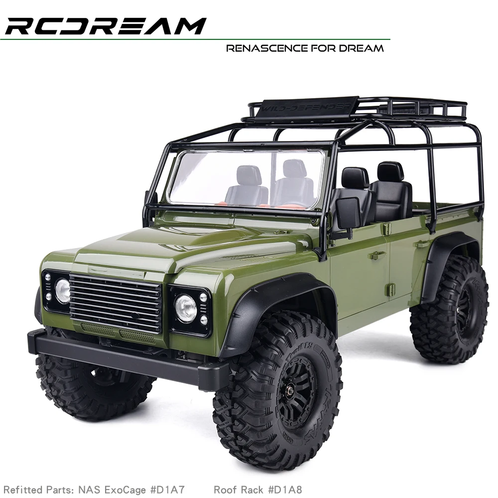 RCDream ϵ  RD110 ϵ ٵ   324mm ٺ̽, TRX4  ׷̵ ɼ ǰ, ڵ   RD110-4N