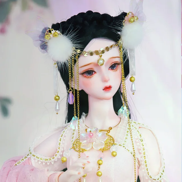 DBS BJD Dream Fairy 1/3 Doll with set shoes fan makeup 60CM high-end custom gift SD 1