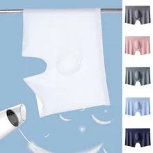  1Pcs Men Panties Mens Ice Silk Boxers Seamless Sexy Underwear Man Ultra-thin Breathable Boxer Shorts Male Underpants Boxershorts 
