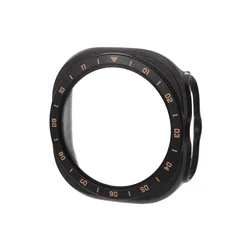 Premium Protective Bezel Case for Smartwatch - Durable Hard PC Bumper Cover Accessories (Case - BKORG)