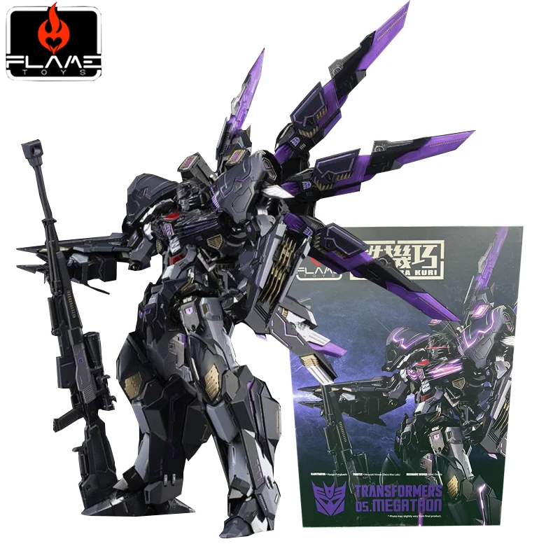 

Flame Toys Furai Model Kuro Kara Kuri Transformers Megatron Action Figure High Quality Collectible Robot Figures Models Kid Gift