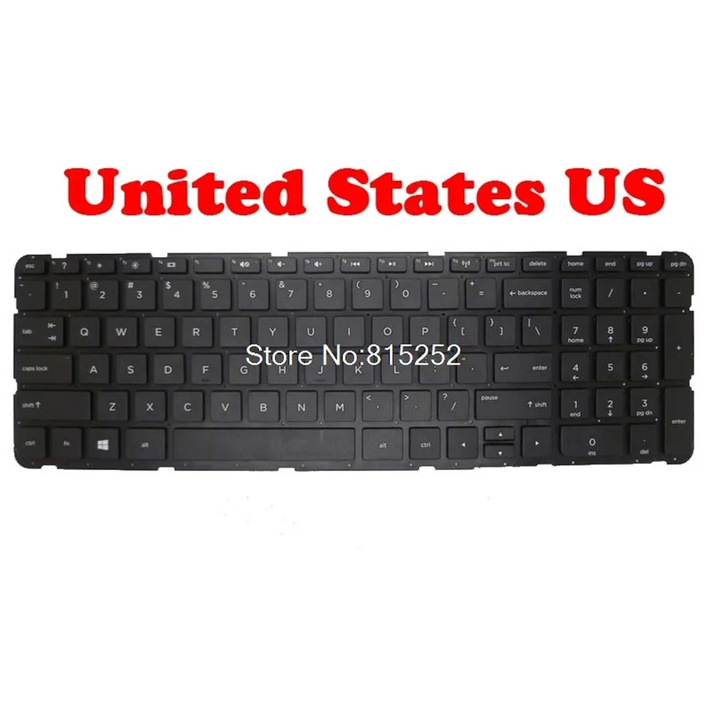 Tastiera Del Computer Portatile Per Hp Per Pavilion 17-E000 17-E100 Fr/Us Aer68U00210 Muslimaur 725365-001 Aer68U00310 720670-001