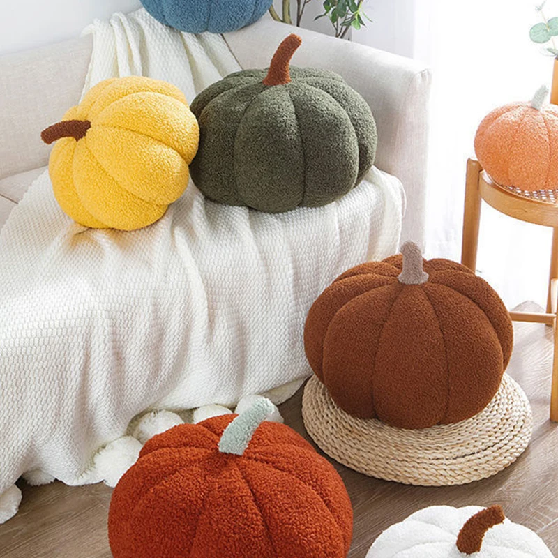 Pumpkin Plush Pillow Living Room Bedroom Decoration Window Pillow Sofa Cushion Pumpkin Throw Pillow Halloween birthday Kids Gift 4
