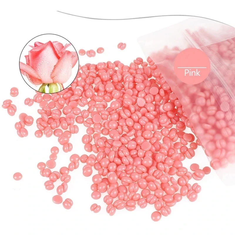 1000g Hard Wax Beans Solid Hair Remover No Strip Depilatory Hot Film Wax Bead Hair Removal for Full Body Bikini Face Leg Eyebrow 6
