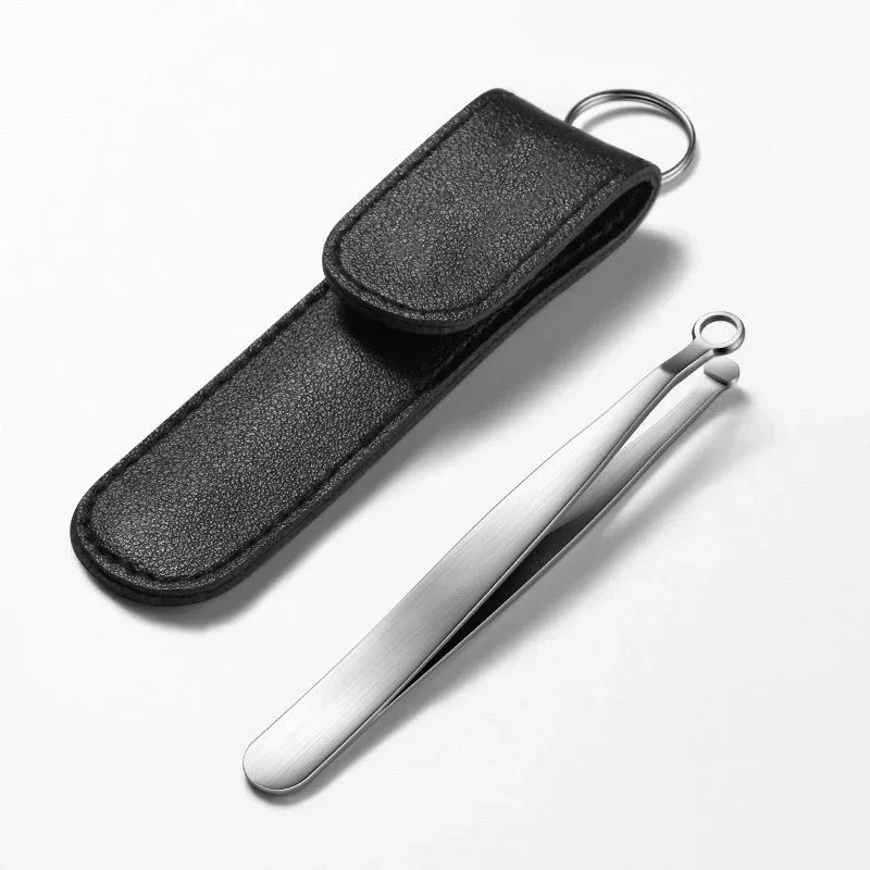 Nose Hair Manual Nasal Hair Shaver Universal Trimming Tweezers Round Head Nose Hair Clippers Stainless Steel Nose Cutter