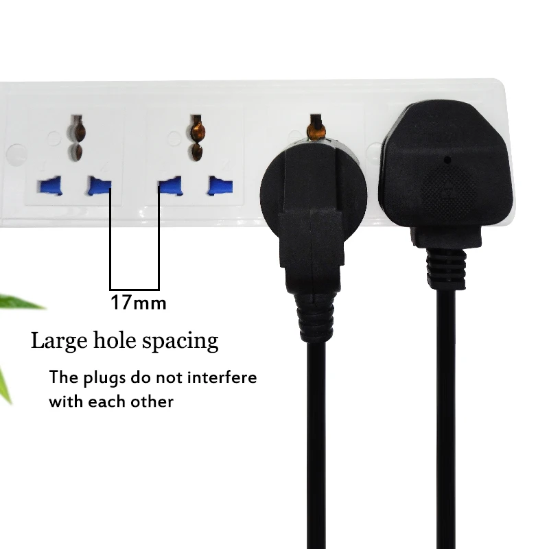 Universal Extensão Chumbo Power Strip Tomadas Switch Power Board 1.5m Cabo de Extensão 3500w Filtro de Rede a 6ac - Image 5