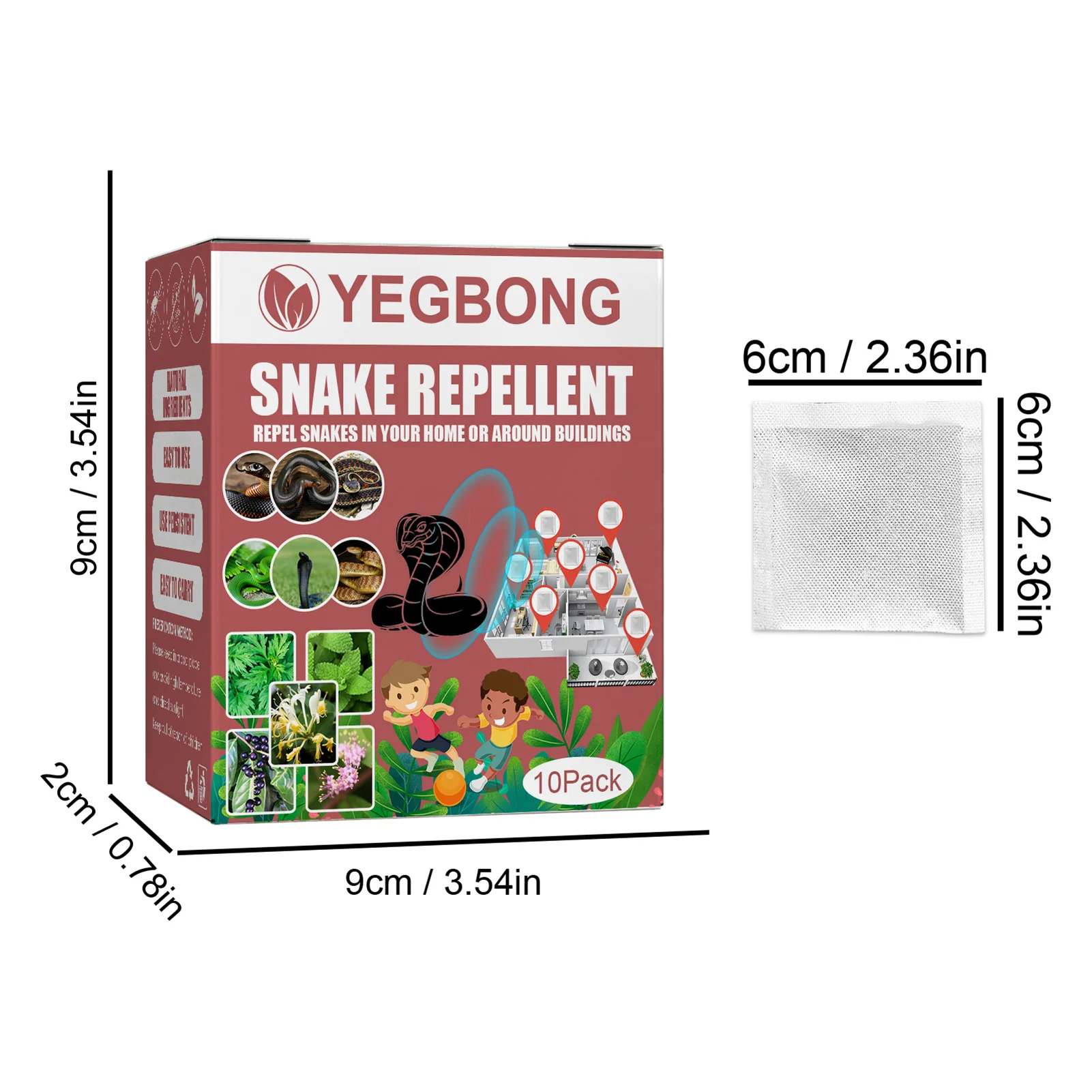 10pcs Snake Repellents Pet Safe Snake Repellents For Outdoors Snake Away Repellents For Camping Fishing Garden Patio Grass images - 6