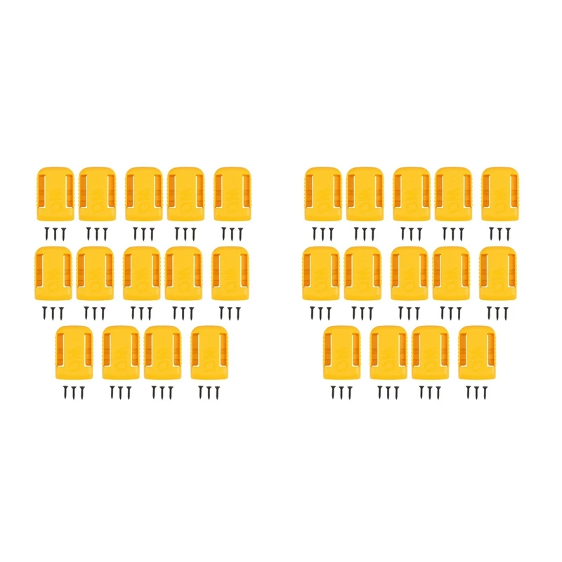

Держатели аккумуляторов для Dewalt 20 в, док-станция подходит для 20 в 60 в макс. желтого цвета (без батареи), 28 упаковок