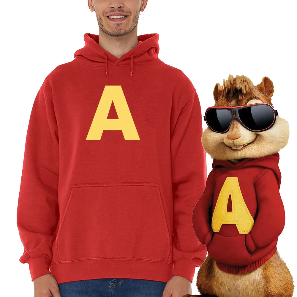Alvin and The Chipmunks: The Squeakquel's Pullover Woman Manfashion Drop Shoulder Hoodie Is Available for Best Friend Sweatshirt 2