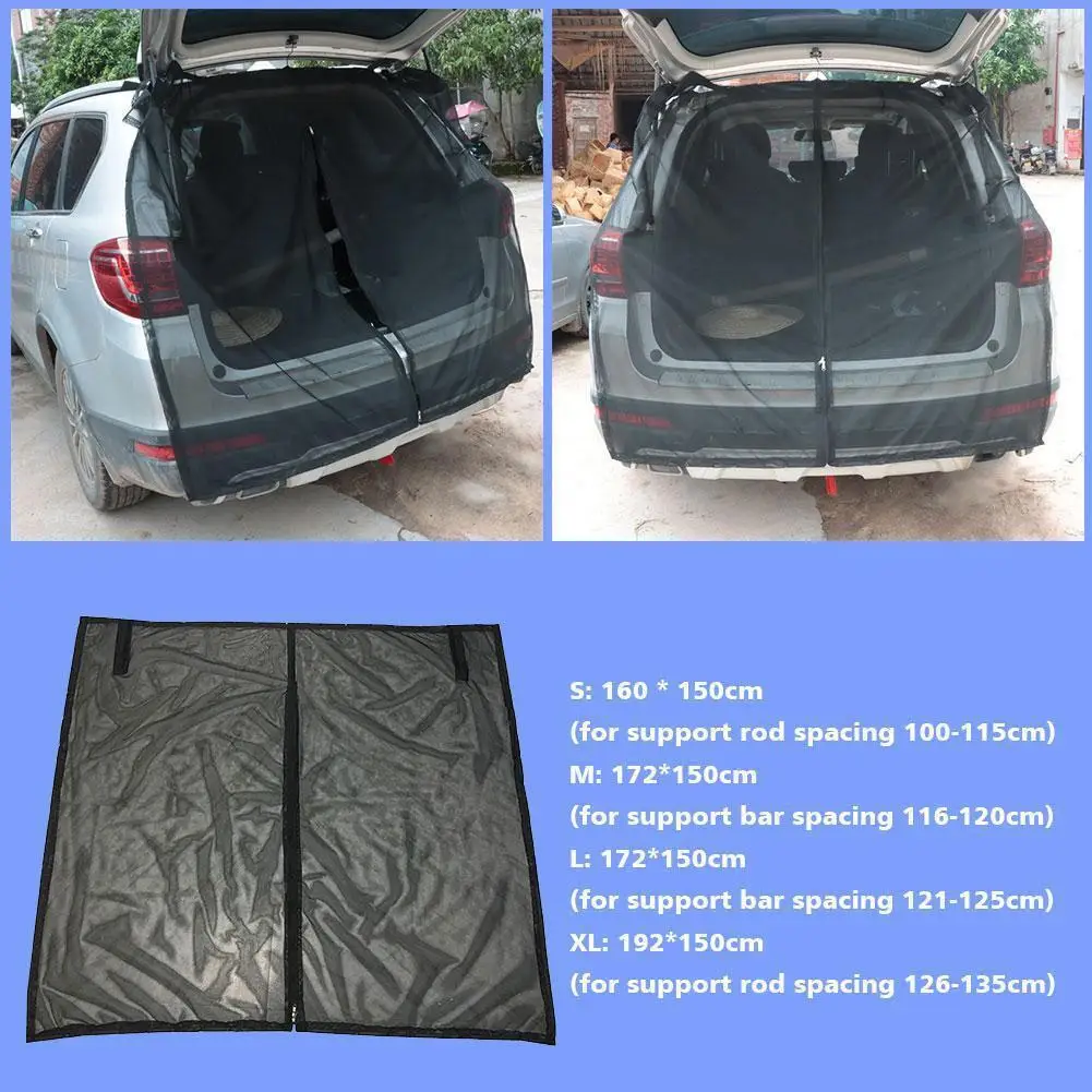 Tailgate Mosquitoes Net Tailgate Mosquitoes Net With Large Space Smooth  Ventilation Tailgate Mosquitoes Net For Car Camping Road - AliExpress