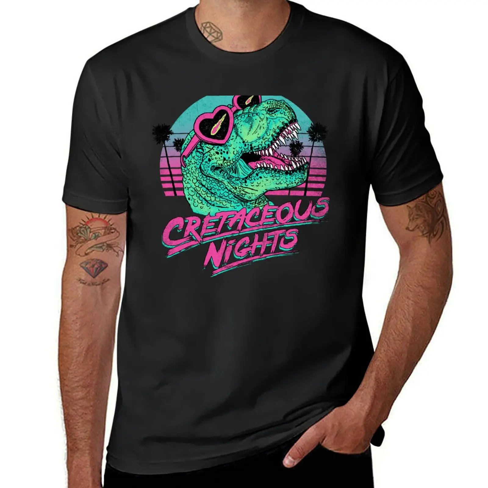 

Cretaceous Nights T-Shirt funnys vintage hippie clothes tshirts for men