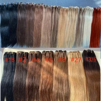 Doreen Série Volume 160G 200G 240G Extensions de Cheveux Humains Brésiliens Remy Lisses à Clipser, Tête Complète 10 Pièces, 14 à 24 Pouces 6
