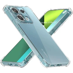 Shockproof Clear Phone Case - Transparent TPU Bumper Cover, Soft Silicone for Redmi Note 11 Pro 5G (Clear)