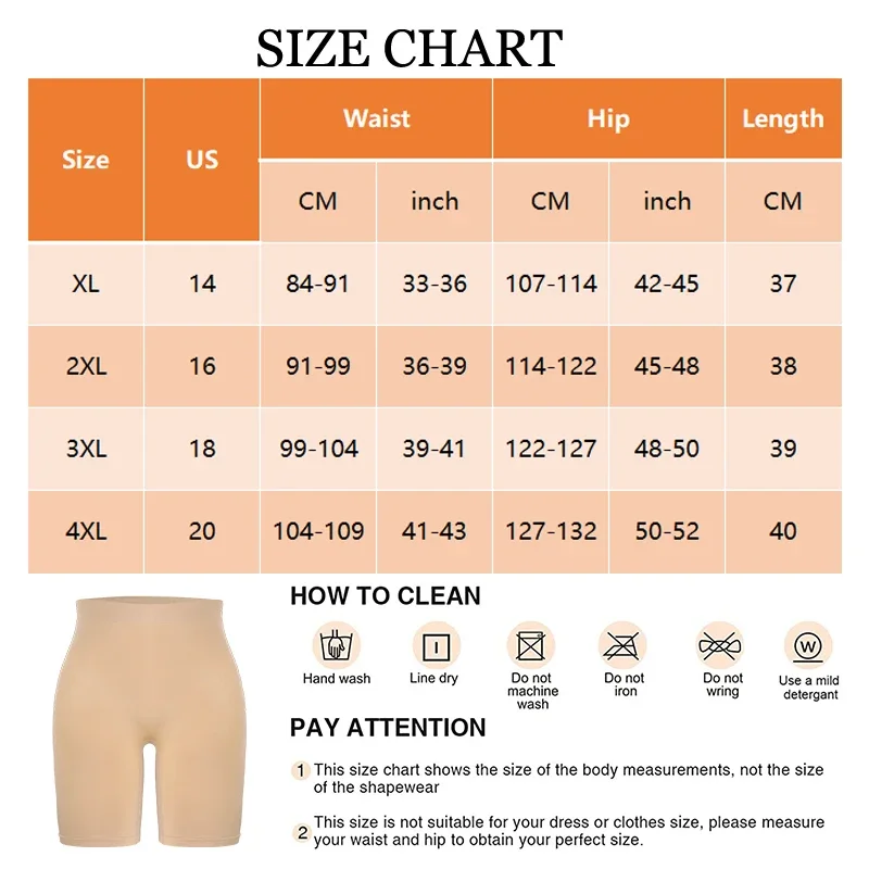 Women Safety Pants High Waist Abdominal Pants Postpartum Body Shaper Comfort Boxer Briefs Skirt Shorts XL-4XL Seamless Underwear safety shorts,safety pants,high waist underwear,women shorts underwear