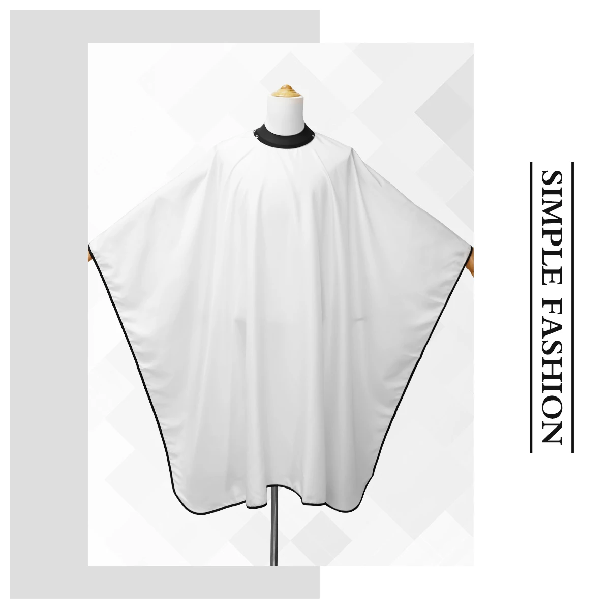 Hairdresser Silicone Collar Aprons Transparent Anti static Haircut Capes Waterproof Aprons Eagle Shawls Barber Styling Tools 3