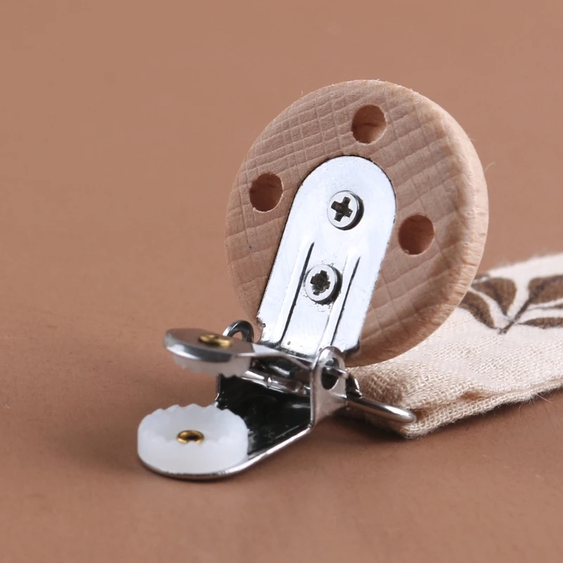 Pacifier accessories Baby pacifier print cotton rope dummy chain anti-drop nipple holder teether toy pendant soother clip