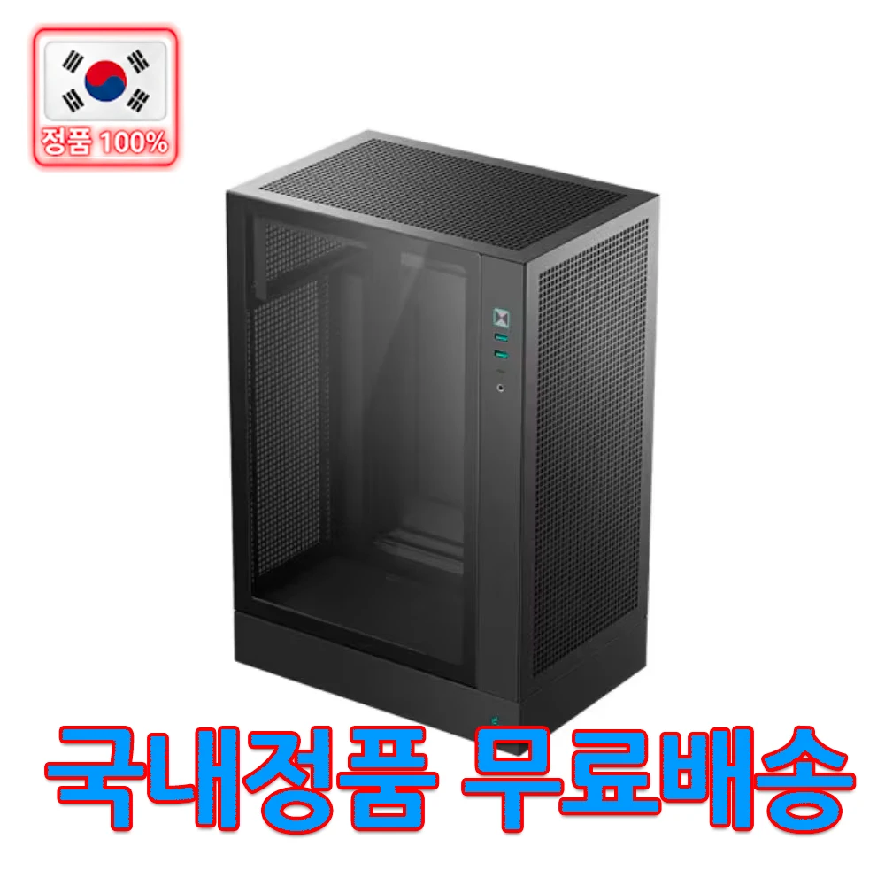 딥쿨 DEEPCOOL CH170 PLUS 미니타워 컴퓨터 PC 케이스 (블랙)
