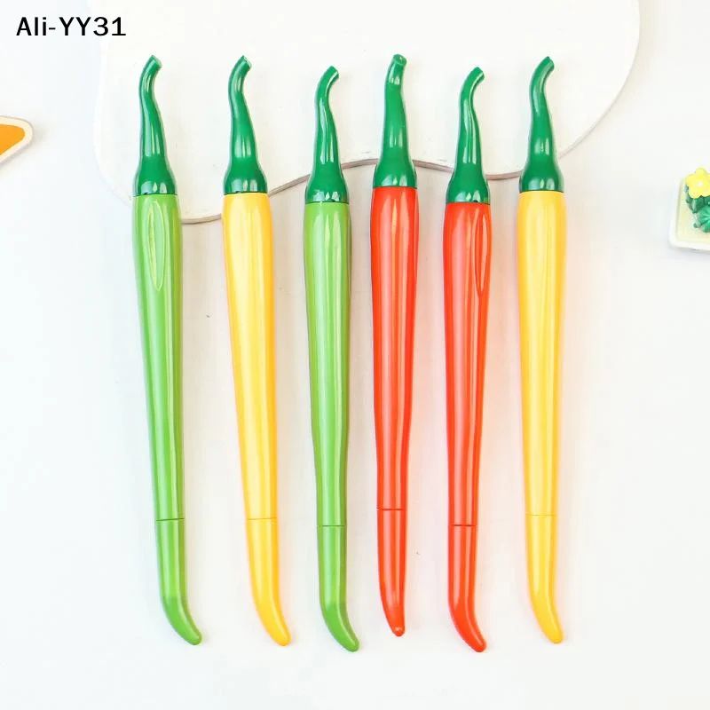 【ZYAH】5Pcs 귀여운 시뮬레이션 카옌 시리즈 젤 펜 사무실 학교 문구 어린이를위한 쓰기 펜 크리 에이 티브 서명 펜