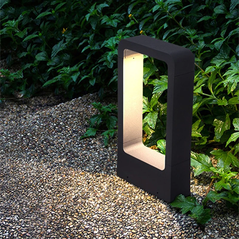 Outdoor Waterproof IP65 10W LED Garden Lights New Style Aluminum Pillar Garden Path Square Landscape Lawn Light AC85-265V Creativity