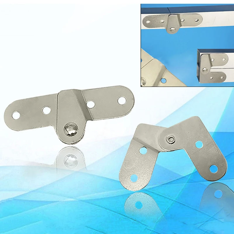 2PCS Storage Cabinet Folding Table Hinge Furniture Hardware Bifold Hinge