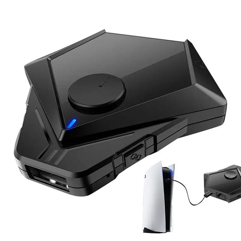 

Game Mouse Keyboard Converter Bluetooth-compatible USB HUB Adapter With Network Port Type C 3.5mm Jack For PS5 PS4 Xbox Switch