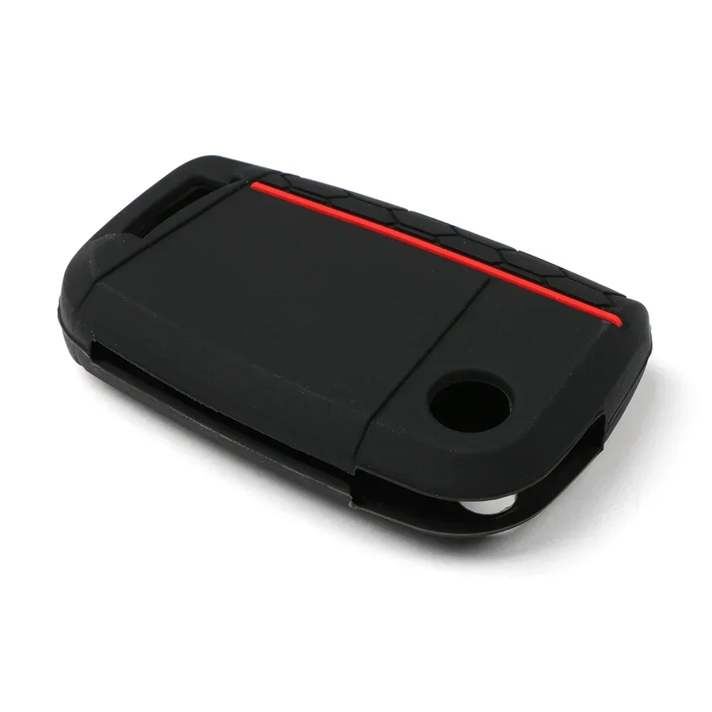3 Button Car Key Cover Silicone Case For VW Golf 7 GTI POLO T-Roc T-Cross Touran Skoda Tiguan Octavia Kodiaq Rapid Fabia Seat key case cover key case car key shell