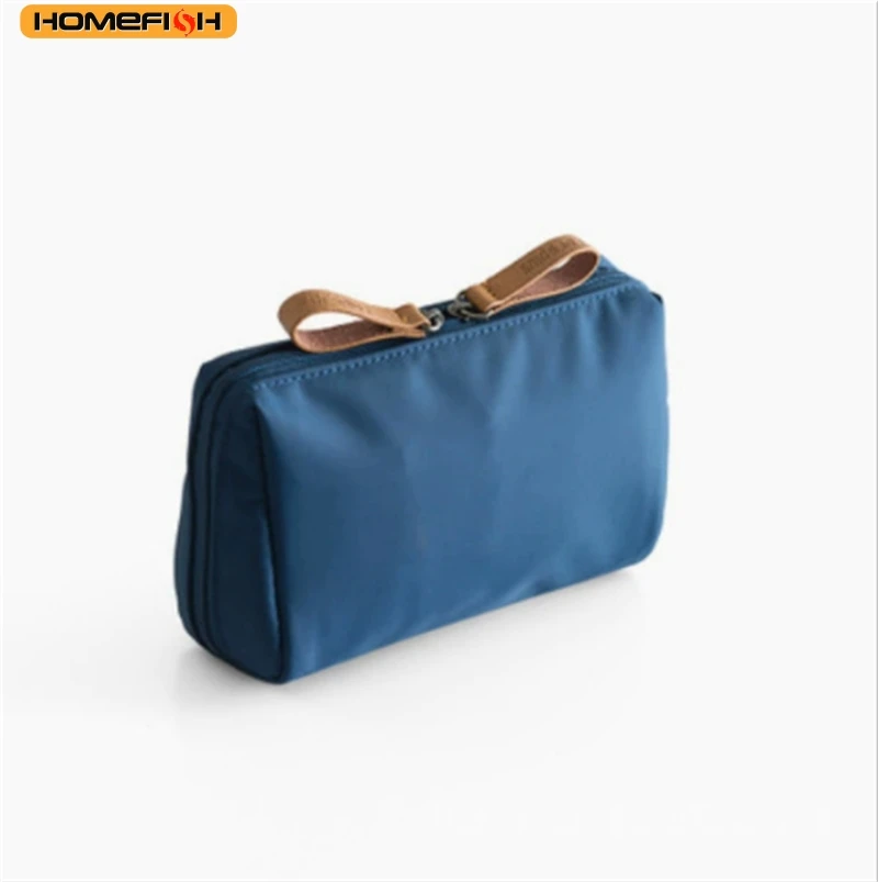 HOMEFISH 1PC 휴대용 여성 메이크업 가방 화장품 가방 동전 주머니 보관 가방 미니 립스틱 가방 작은 가방 세면 용품 가방 주최자