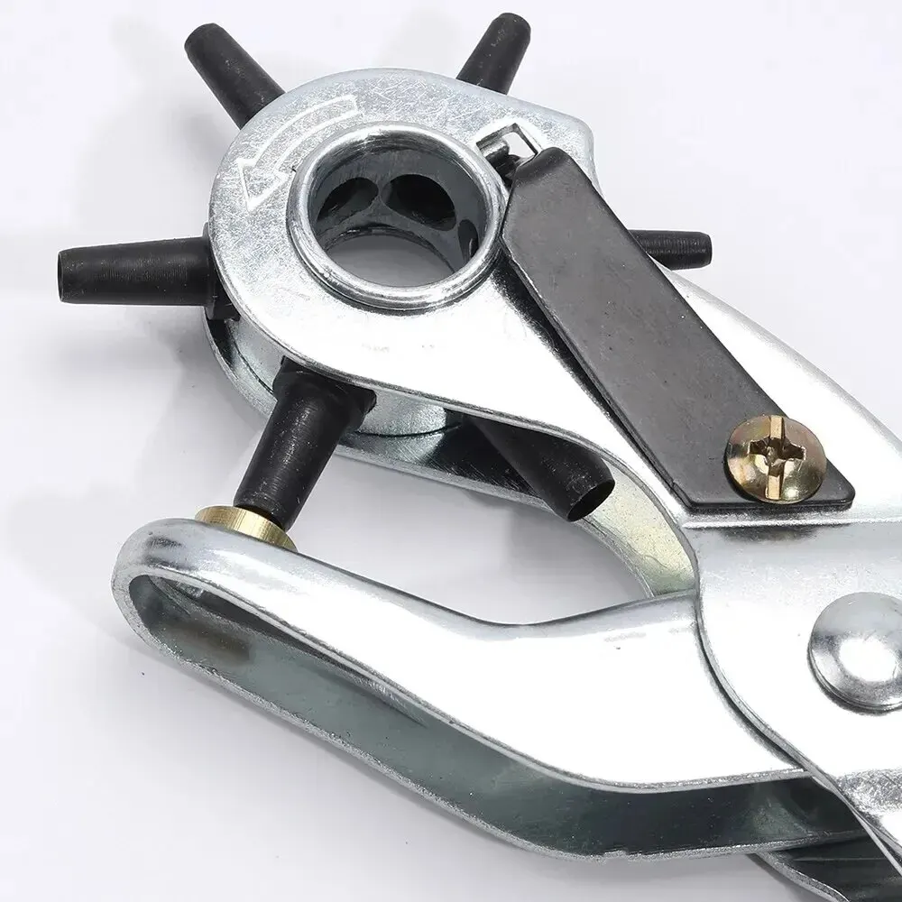 leather hole punch leather puncher leather hole punch leather tools multifunctional ordinary carbon steel belt puncher punching tool belt hole puncher crafts tool 1PC