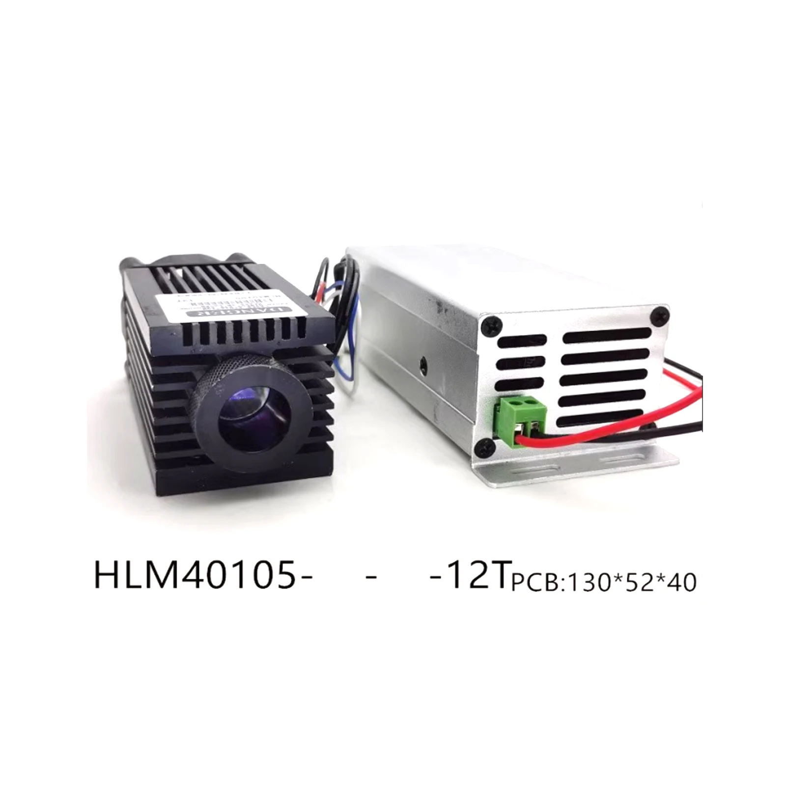 적외선 레이저, 1064nm, 2.4W 도트 광원, 스퀘어 스팟 튜닝 가능, 12V DC, 파워 박스 포함