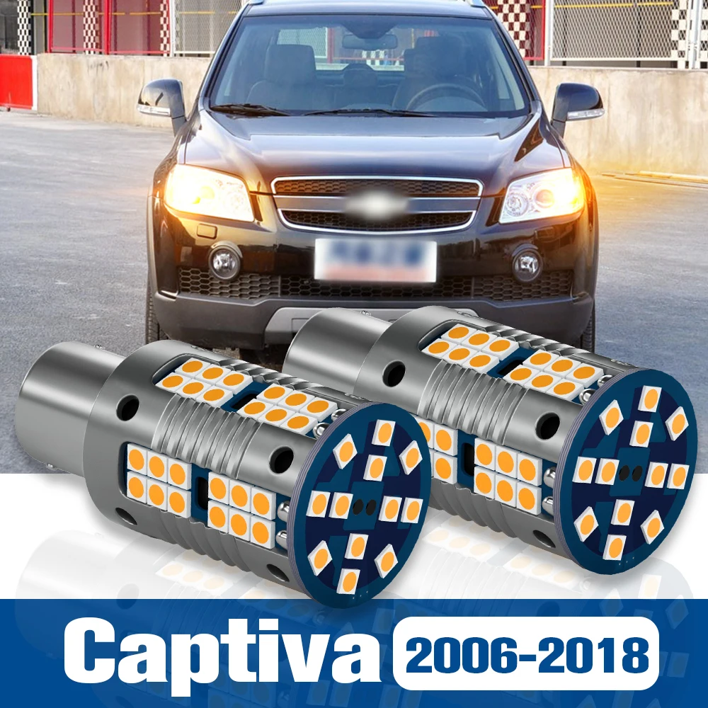 

2pcs LED Turn Signal Light Blub Lamp Accessories Canbus For Chevrolet Captiva 2006-2018 2010 2011 2012 2013 2014 2015 2016 2017