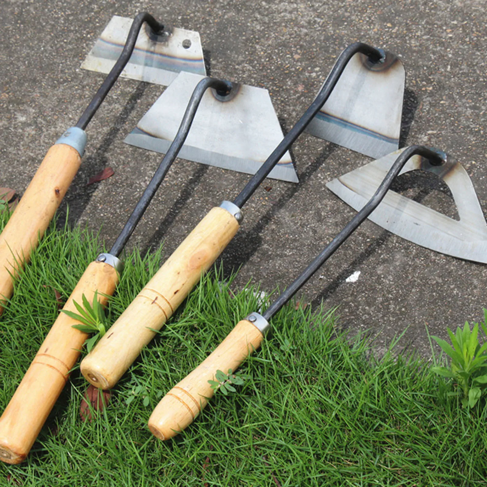 Carbon Steel Weeding Hoe Handheld Garden Weeding Rake Suit for Planting Vegetable Farm Agriculture Tool Gardening Plant Supplies 3