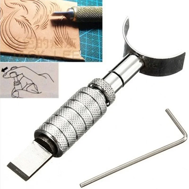 Adjustable rotating carving knife blade leather carving swivel knife blade tool set DIY handmade leather tools craft leather tool carving tool leather cutting tools