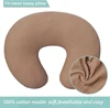 2PCS/set Nursing Pillow Cover for Breastfeeding Pillows Ultra-Soft Muslin Cotton Baby Nursing Pillow Fits Newborn Feeding Pillow 2