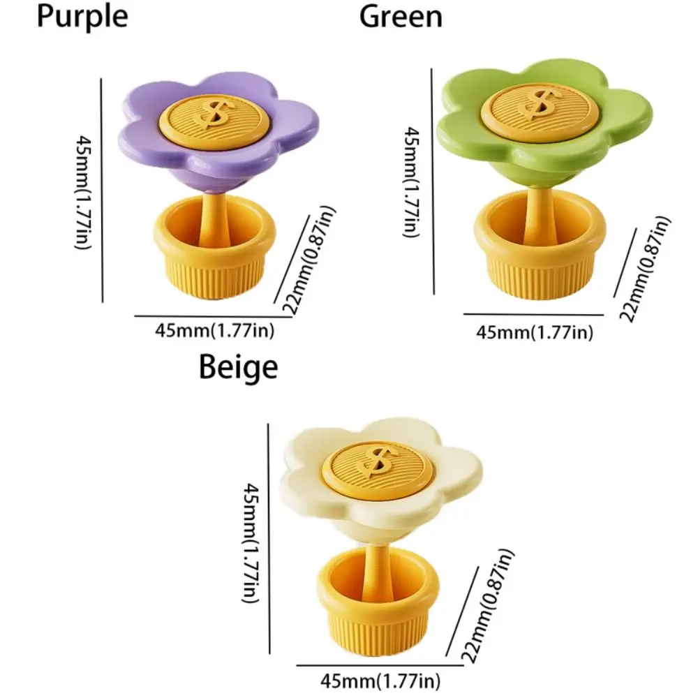 Flower Shape Toilet Button Pushers One-handed Operation Top Push Button Flush Assist Tool Aromatherapy Slot Multifunction