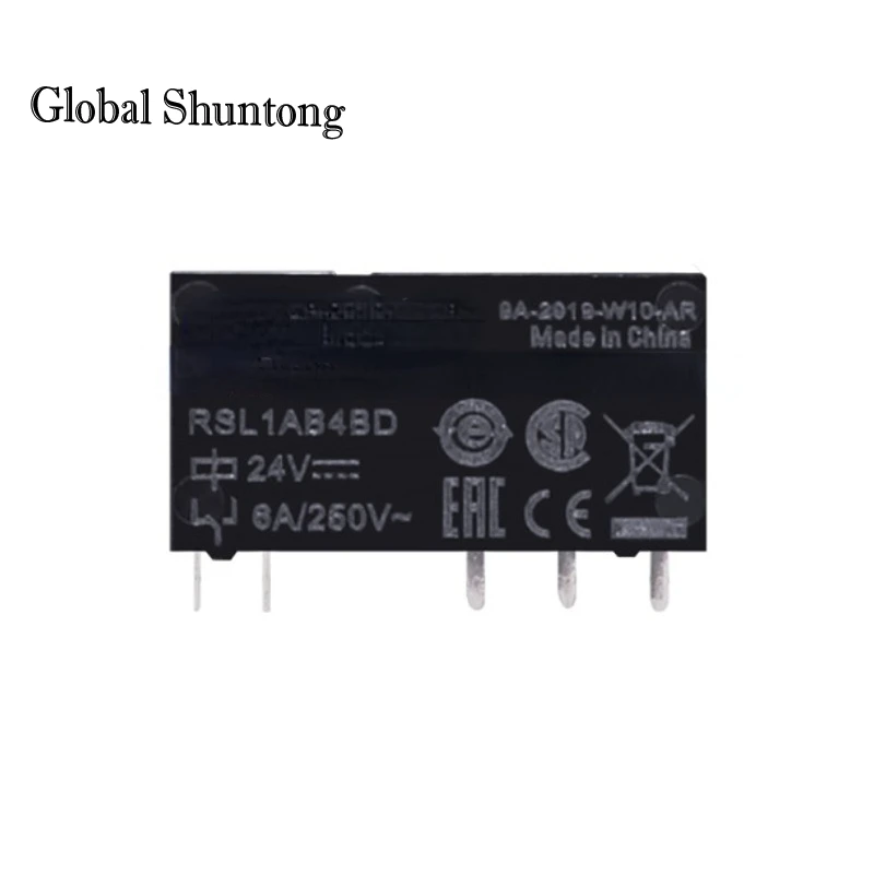 

10 шт., новинка, реле RSL1AB4BD 24 В постоянного тока, оригинальное реле RSL1AB4ND 60 в, 5 футов