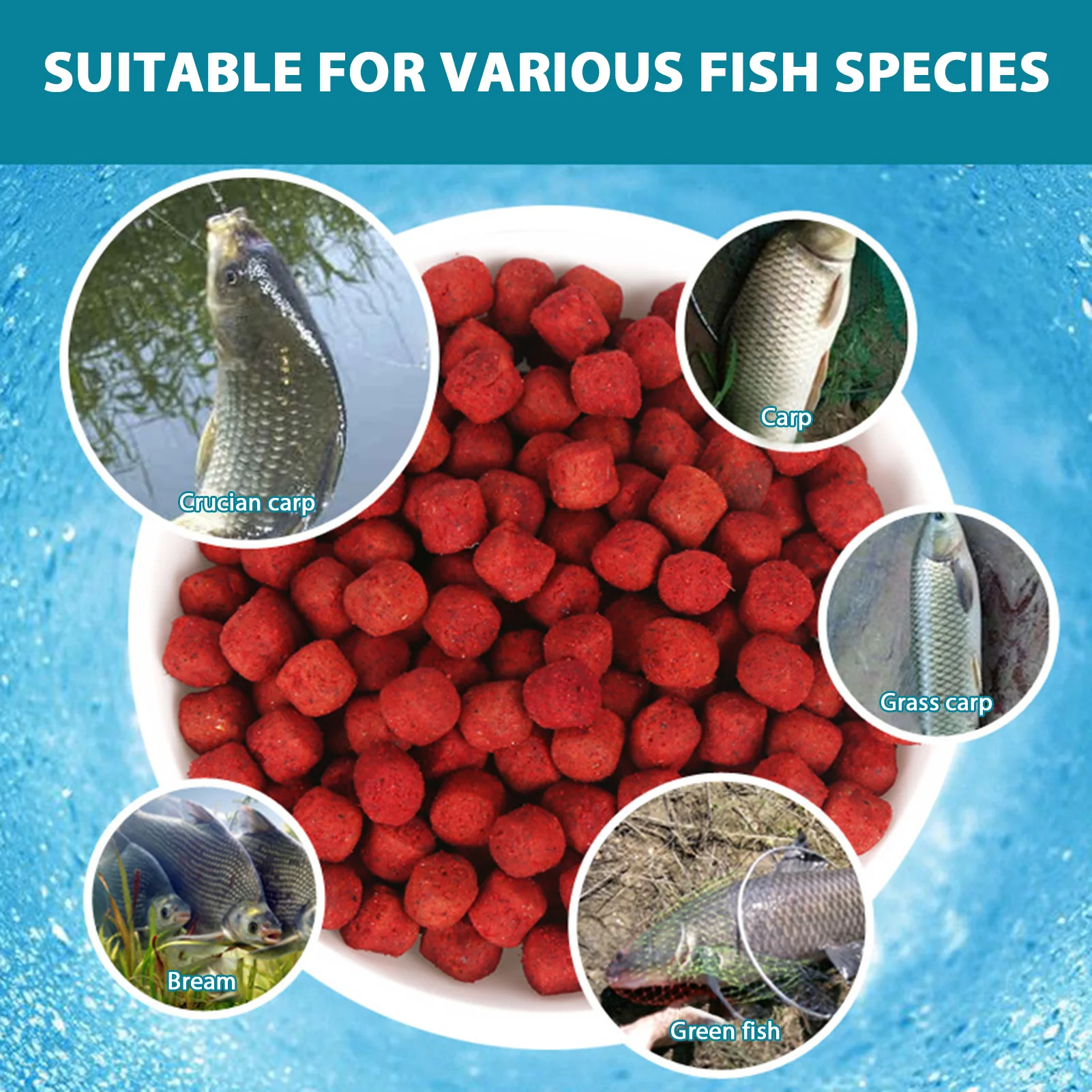 1/2/3pc Fish Attractant Fishing Groundbait Universal Concentrated Fish Bait Fishing Food Bait Aquatic Feed for Bass Carp Fishing