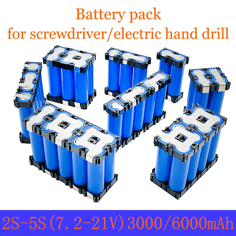 2s 3s 5s Akku benutzer definierte 3000 Batteries ch weißen 6000mAh/12,6 ...