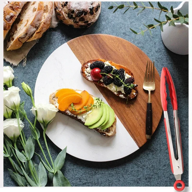 Silicone Food Tong Stainless Steel Kitchen Tongs Silicone Non-slip Cooking Clip Clamp BBQ Salad Tools Grill Accessories