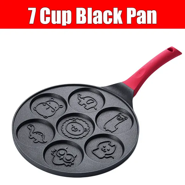 Dino Mini Pancake Pan - Make 7 Unique Flapjack Dinosaurs, Nonstick Pan Cake  Maker Griddle for Jurassic Fun & Easy Cleanup, Great for Family Breakfast