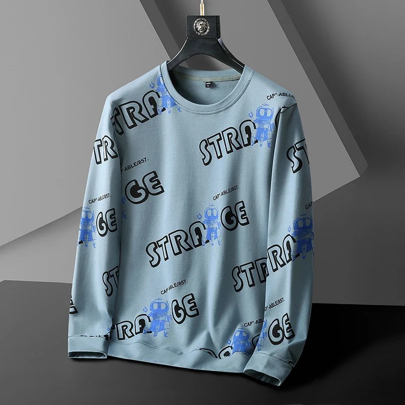 

Cotton New Arrival Super Large Autumn Men's Youth Fashion Casual Round Neck Hoodie Plus Size XL 2XL 3XL 4XL 5XL 6XL 7XL 8XL