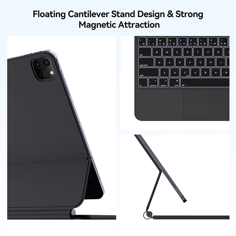 iPad Pro12.9 Keyboard Magnetic Floating Smart Keyboard Folio 