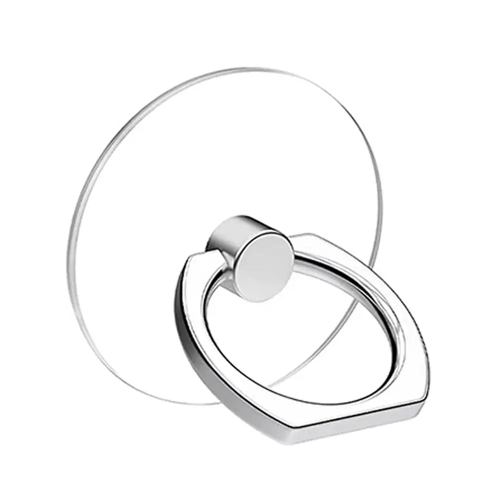 Transparent 360° Rotating Cell Phone Ring Holder and Stand