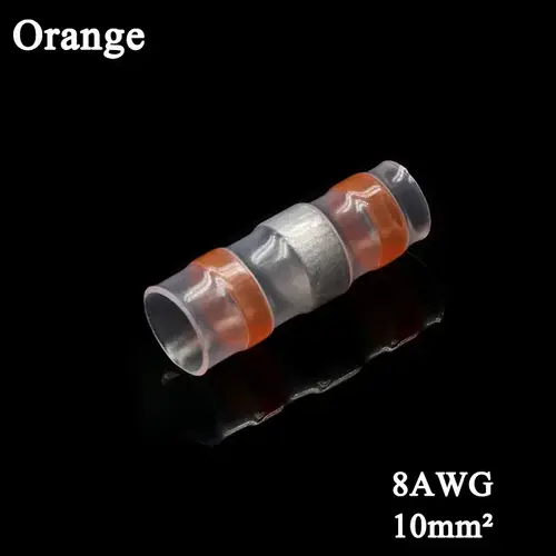 10 ~ 500pcs Solder Seal  Wire Connectors Kit Heat Shrink Butt Crimp Terminals Waterproof Electrical Cable Splice Connector - Image 12