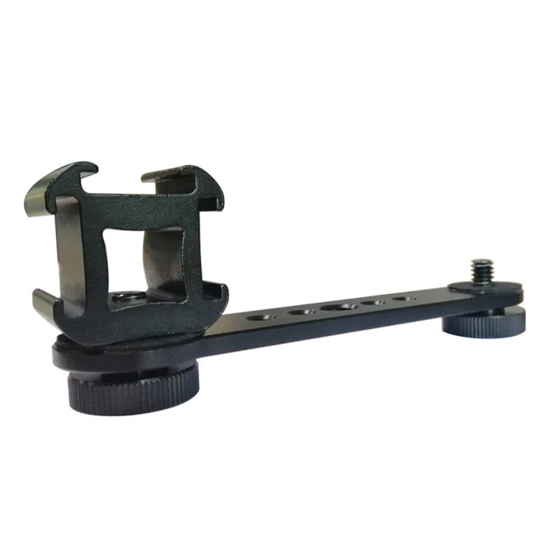 AAAEL-마이크 스탠드 마운트 어댑터 삼각대 모노포드 안정기용 마이크 핫슈 확장 브래킷