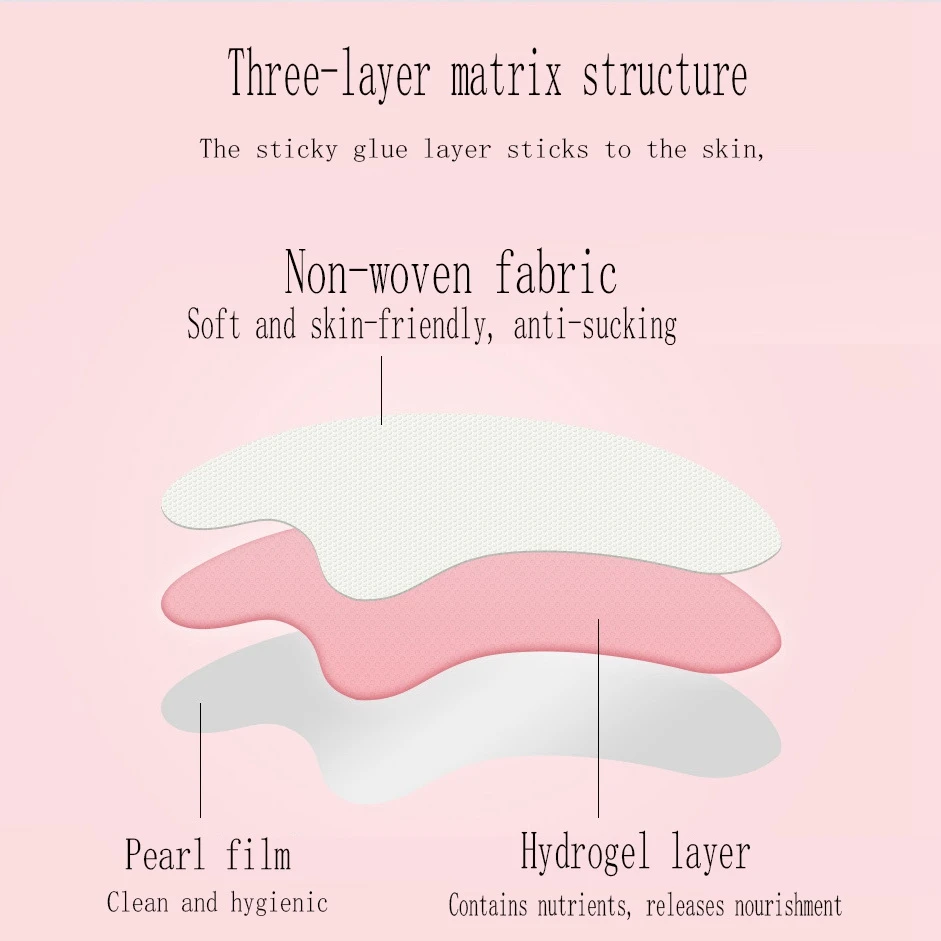5Pcs Mask Forehead Line Patch Anti-Wrinkle Stickers Frown Lines Anti-Aging Lifting Moisturizing Patches Skin Care