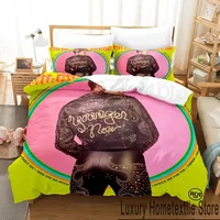 3D Print Miley Cyrus Singer Bedding Set Boys Girls Twin Queen King Size Duvet Cover Pillowcase Bed boys Adult Home Textileextile 2